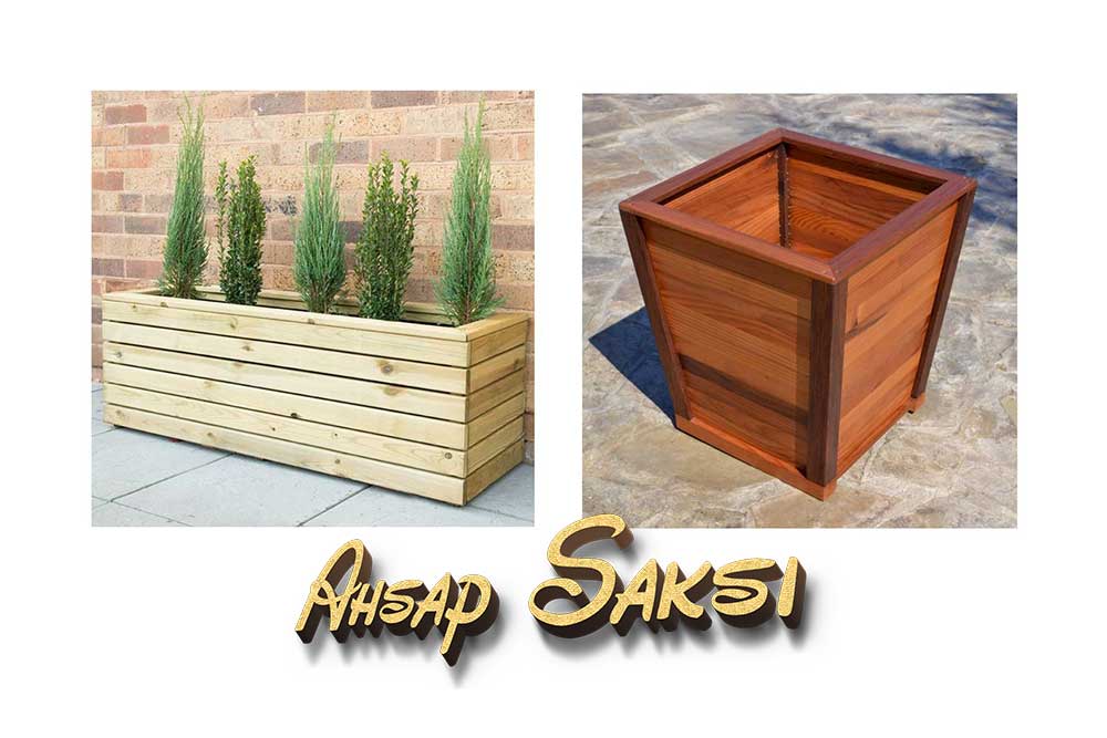 Şanlıurfa ahşap saksı